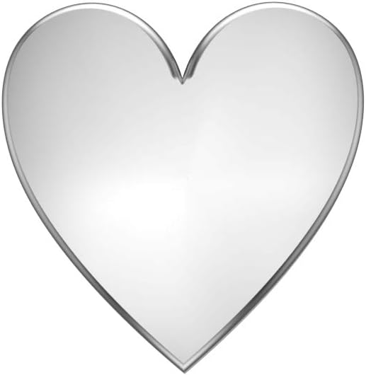 Adastra Jewelry 925 Sterling Silver Plain Heart Teeth Gap Teeth Grillz