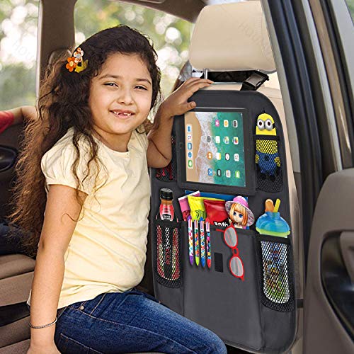 image for Car Back Seat Organizer Protector - JALIELL Car Organizer Back Seat wi