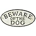 AB Tools Beware of Dog Cast Iron Sign Plaque Door Wall House Fence Gate Post Garden