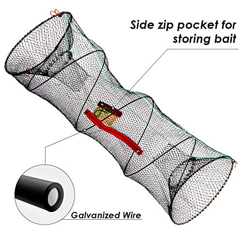 SF 3 Packs Fishing Casting Nets Crab Trap Crawfish Crayfish Lobster