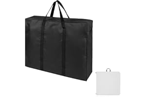 Loenel Folding Table Storage Bag, Portable Carry Table Bag for 4FT Folding Picnic/Camp Tables, Waterproof Folding Table Cover with Handles(bag only)- 26" D x 25" W x 5" H