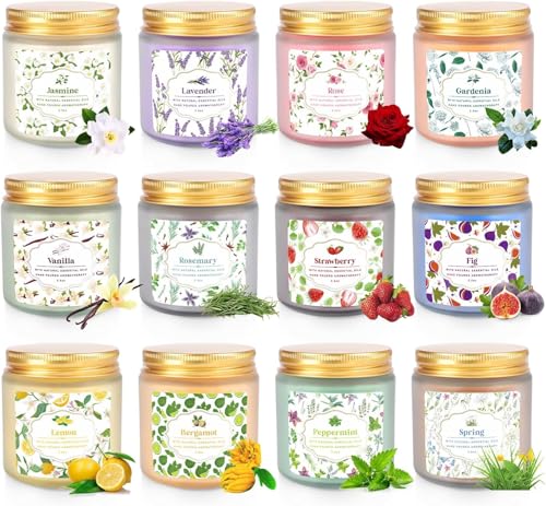 Scented Candles Added Natural Essential Oils