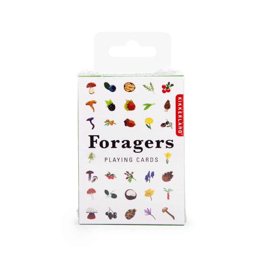 Kikkerland Design Foragers - Foraging Playing Cards