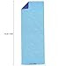 Newild Cooling Towel (43x12 inches), Perfect For Sports, Yoga, Workout, Fitness, Gym, Pilates, Travel, Camping and More,With Waterproof Bottle Package (Color: Blue)