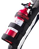 Badass Moto Jeep Fire Extinguisher Mount For Roll Bars - Adjustable, Secure, Easy 1 Min. Install with No Tools - For JK JKU JL TJ CJ - Stainless Hardware. Great Wrangler Accessories - Jeep Lover Gifts