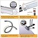 LED Plant Grow Light for Indoor Plants- 45W Full Spectrum Sunlike Replacement Bulbs Plant Light with Double Switch - 360 Degree Dual Head Flexible Gooseneck Grow Lamps ...