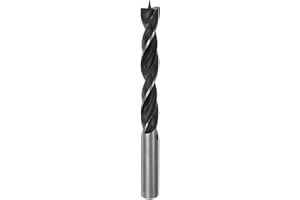 HARFINGTON Brad Point Drill Bits 13mm(33/64") Dia Straight Round Shank Drill Metric Brad Point 1.26" Drilling Depth Spiral Tw