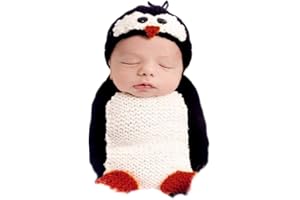 VEDORY Newborn Baby Photography Props Boy Girls Photo Shoot Props Outfits Crochet Knitted Costume Unisex Cute Infant Hat Pants