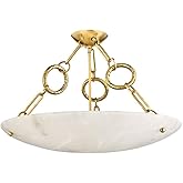 Corbett Lighting Yadira - 6 Light Semi-Flush Mount-16.75 Inches Tall and 26 Inches Wide