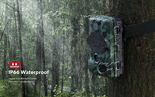 Usogood Trail Game Camera with 32GB Memory Card 20MP 1080P Night Vision Hunting Camera Motion Activated IP66 Waterproof 2.4" LCD for Outdoor Wildlife, Garden, Animal Scouting and Security Surveillance - Thumbnail 6