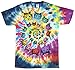 Catopia Tie Dye Kitty Cat Graphic T-Shirt - X-Large,Multicoloured