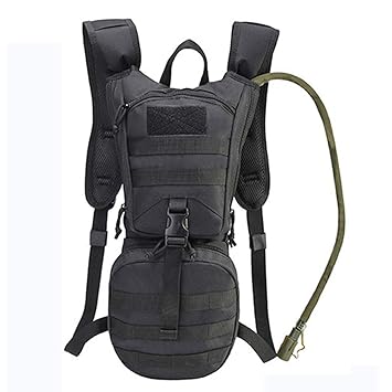Unbekannt Outdoor-Reisewasserbeutelrucksack Multi-Funktionsrucksack mit 20L Kapazität, Oxford wasserdicht und tragbar, neutra
