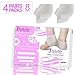 Ballotte Heel Protectors (2 Pairs) - Fast Foot Pain Relief - Plantar Fasciitis Cushions - For Bruised Foot, Sore Feet, Spurs, Running Shoes Protector Pads Wrap Men and Women (4)