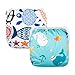 ALVABABY Swim Diapers Large Size 2pcs Pack Reuseable &Adjustable Baby BoyZDYK05-06