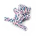 Petseeker Puppy Cotton Rope Toys Braided Bear for Playing & Teeth Cleaning for Small & Medium Dogs (Colors Sent at Random)