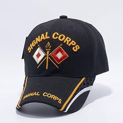 SIGNAL CORPS MILITARY CAPS [BLACK]