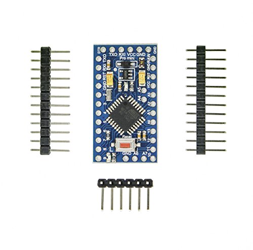 IZOKEE Redesign Pro Mini ATMEGA328P 3.3V 8MHz Replace ATmega128 Module Development Board Microcontroller for Arduino PRO Module (3x New Design 3.3V 8MHz) - Thumbnail 2