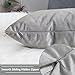 Home Brilliant Decor Velvet Pillow Cover Decorative Gray Pillowcase Cushion Cover for Patio Couch Bench Furniture, 18x18 inches(45x45cm), Silver Grey