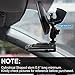 MvToe Car Rear View Mirror Radar Detector Mount for Escort Passport 9500i 8500 7500 X50 X70 X80 Solo SC S2 S3 S4 s75 55 Beltronics RX65 GX65 Red (Not for Escort IX & MAX Series)