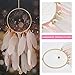 OFNMY Handmade Feathers Dream Catcher Pink Kids 6.3