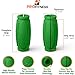Thick Bar Grips 1.0 Turns Barbell, Dumbbell, and Kettlebell Into Thick Gripz For Muscle Growth. Strengthen. For Weight Training/Bodybuilding/Strongman/WOD (Green, 1.0 (Beginner Thick Grip))