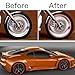 Yonger Reflective Wheel Rim Stripe Decal Sticker Tape for Motorcycle Wheels 17