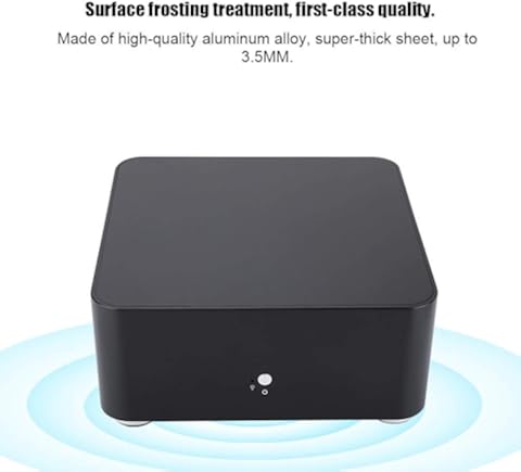 Tosuny Mini Cube Compact Computer Case, Estuche Universal Mini-ITX con Interfaz Dual USB3.0/USB 2.0 para la Placa Base ITX(USB2.0)