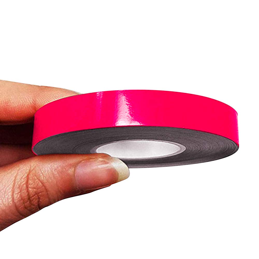 4R Quattroerre.it 10504 Trim Stripes Adhesive Strips for Cars, Neon Fuchsia, 10 mm x 10 mt