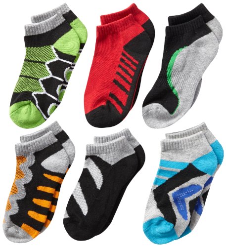 Jefferies SocksBoy's Tech Sport Low Cut Socks 6 Pair Pack