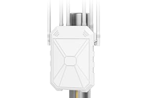 N300 Outdoor WiFi Extender, Outdoor WiFi Booster, IP67 Weatherproof, Passive PoE, AP/Router/Repeater Mode, for Gardens