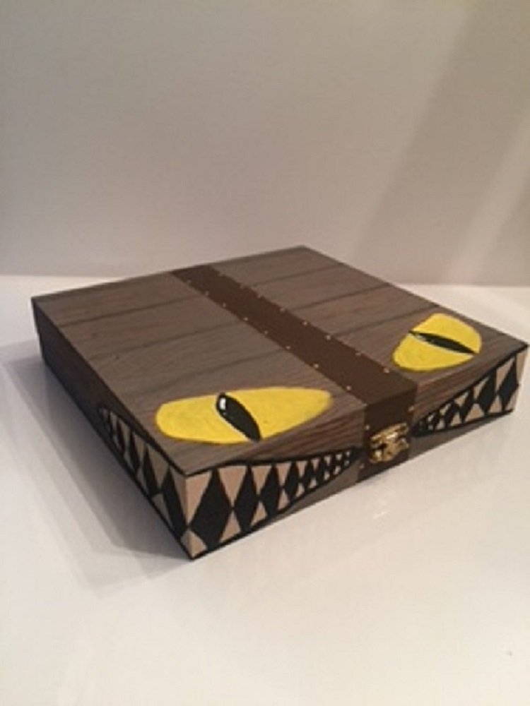 Mimic dice box Handmade