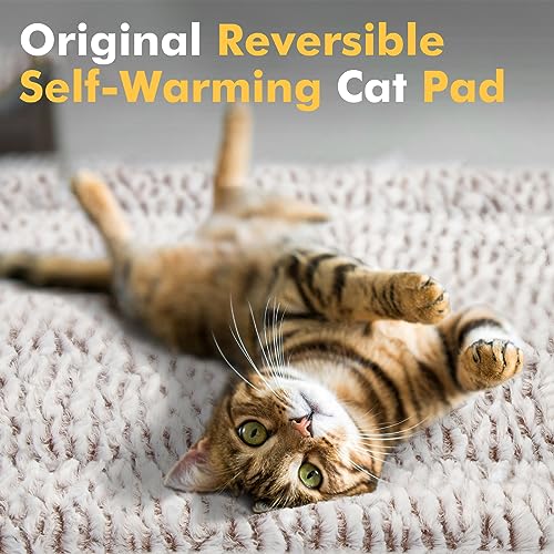 Self Heating Cat Pad Self Warming Cat Bed 27.5" x 18.5" Thermal Cat Mat