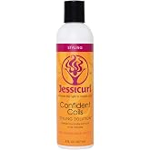 Jessicurl, Confident Coils Styling Solution, No Fragrance Added, 8 Fl oz. Curl Cream for Humidity Control and Frizz Control, Curly Hair Products, Styling Cream