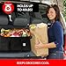 Insu-Tote Insulated Food Delivery Bag [Set of 2] - Insulated Lunch Bag, Large Cooler Bag, Reusable Grocery Bags, Catering Food Warmers for Uber Eats Transport, Thermal Shopping Bag for Frozen Food