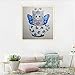 Diamond Painting DIY 5D Special Shape Rhinestones, ABEUTY Cat Kitten with Blue Butterfly Wing in The Cup, Partial Drill Crystal Diamond Art Kits