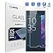 Sony Xperia XZ Screen Protector Tempered Glass[2 Pack],Popsky Ultra Clear High Definition Bubble-free Scratch Proof Premium Screen Protector Glass