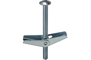 L.H. Dottie TBC43 Toggle Bolt, Mushroom Head, 1/4-Inch-20 TPI by 3-Inch Length, Zinc Plated, 50-Pack