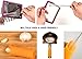 CookItFast BWK-3A Cheese Grater Box, Cleaning Brush and Silicone Garlic Peeler Bundle