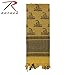 Rothco Gadsden Snake Shemagh Tactical Desert Scarf, Desert Sand