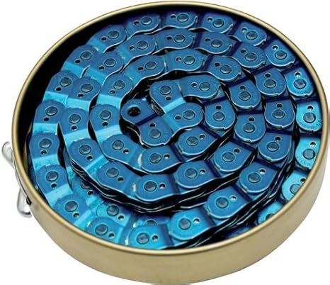 blue bmx chain