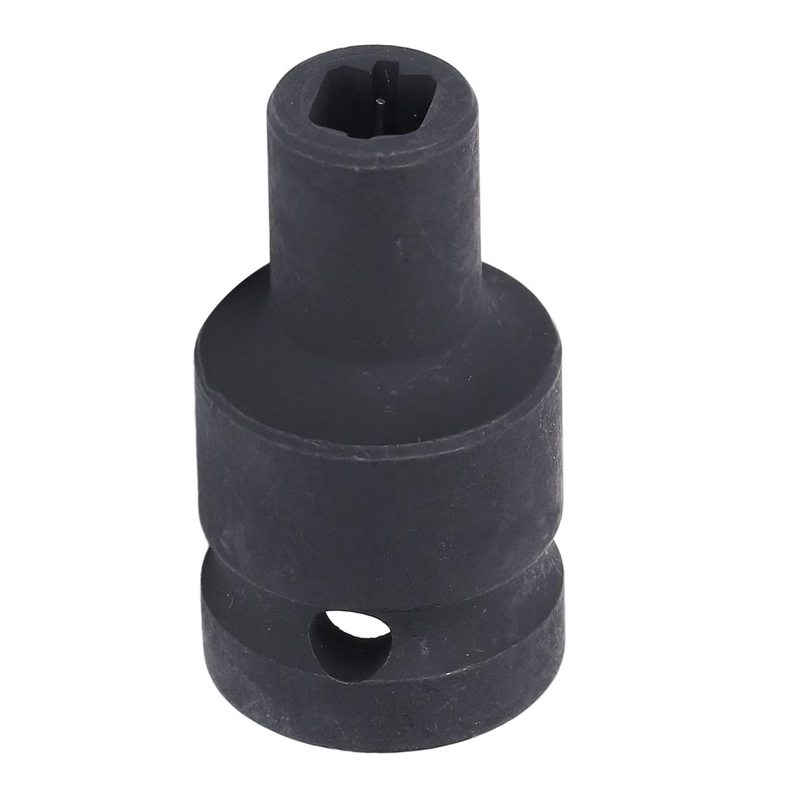 DEWIN Square Tap Socket, 1/2 in Drive M10 Cr Molybdenum Steel Square Drive Socket with Latch Hole Spring Loaded SquareSocket for Electric Pneumatic Hand Wrenches