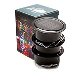 Color Changing Fairy Light 3 Pack - Solar Mason Jar Lid Insert - Solar Mason Jar Fairy Light with Color Changing LED for Glass Mason Jars and Garden Decor Solar Lights