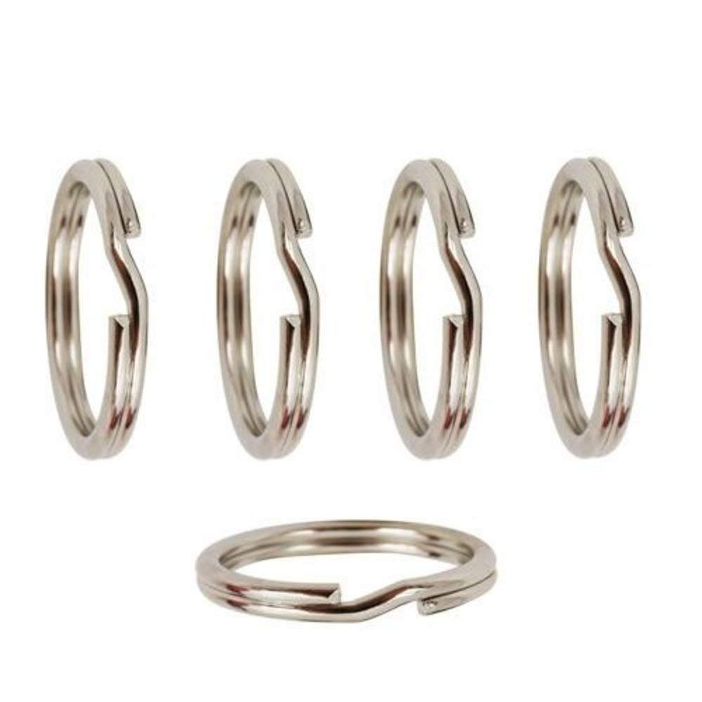5 x Solid Sterling Silver Split Rings For Adding Charms To Bracelets ~ 7mm
