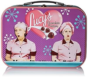 Koehler 12010373 10 inch I Love Lucy Chocolate Factory Tin Tote