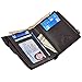 HOPSOOKEN Mens Leather Bifold Wallet Rfid Men Slim Front Pocket Wallet Trifold (Coffee)