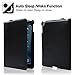 iPad Pro 9.7 Case, iPad Pro 9.7 inch Case,Jumtent Leather Stand Folio Case Cover Compatible iPad Pro 9.7 inch 2016, with Card Slots,Document Pocket,Pencil Holder,Hand Strap (Black)