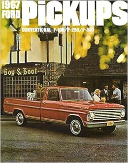 1967 Ford Pickup Truck Beautiful Dealership Sales Brochure