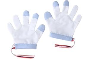 Baby Finger Guard Mittens Stop Thumb Sucking Nails Biting Soft Cotton Comfortable Breathable Easy Wear For Infants Cotton Mit