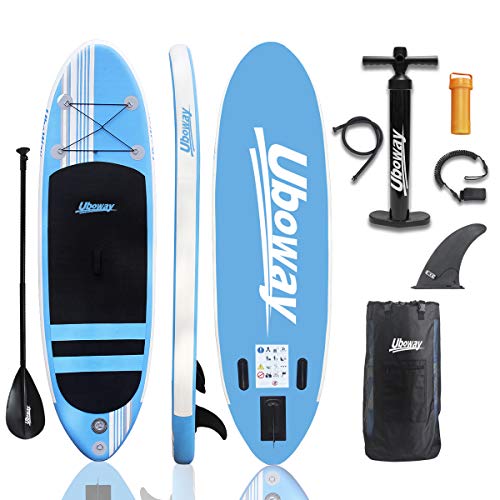 Uboway Inflatable Stand Up Paddle Board 6 inch Thick iSUP with