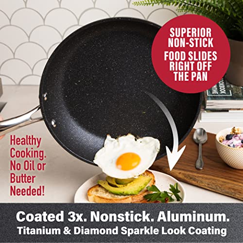 Granitestone Original 10 Piece Nonstick Cookware Set, ScratchResistant